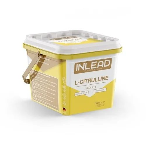 Inlead L-Citrulline Malat 500 g Dose - L-Citrulline Malat für optimale Leistungssteigerung und Erholung, ideal für Sportler und Fitness-Enthusiasten.