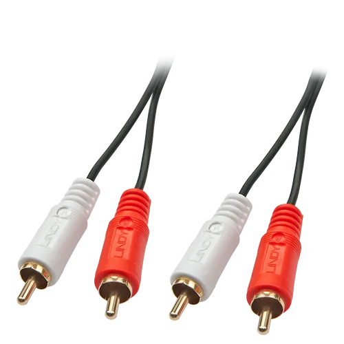 Lindy Premium - Audiokabel - RCA x 2 (M) bis RCA x 2 (M) - 2 m (35661)