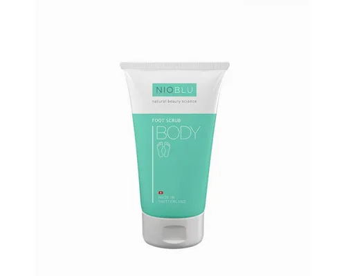 NIOBLU Fußpeeling (150 ml) - Fußpeeling für strahlend glatte Füße, entfernt sanft abgestorbene Hautzellen und spendet intensive Feuchtigkeit – ideal für alle Hauttypen.