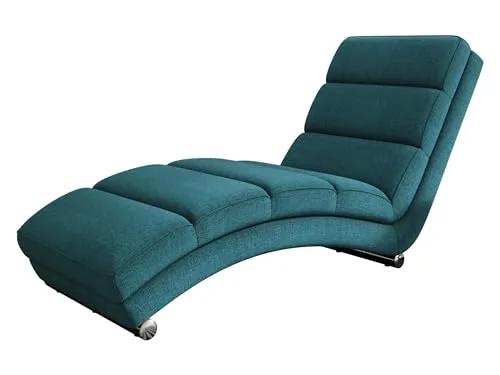 Mirjan24 Relaxliege Holiday - Moderner Loungesessel für Entspannung - Relaxsessel & -liegen mit hochelastischem Schaumstoff für optimalen Komfort und verchromten Füßen. Ideal für stilvolle Entspannung in jedem Wohnraum.