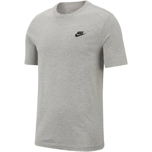 NIKE Herren T-Shirt M NSW CLUB TEE - T-Shirts für Herren, aus hochwertiger Baumwolle mit klassischer Passform und unverwechselbarem Futura-Logo für einen sportlichen Look.