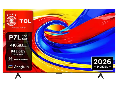 TCL 55P7L QLED TV (Flat, 55 Zoll / 139,7 cm, 4K, SMART TV)