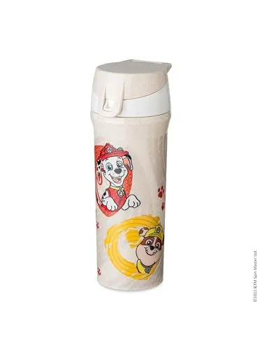 Produktbild Koziol STAN 0,5 GROW PAW PATROL Trinkflasche 500 ml | für Kinder | biozirkulärer Kunststoff, robust, leicht, wiederverwendbar, spülmaschinengeeignet | Schule, Kindergarten, Kita (organic moon)