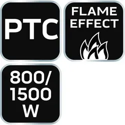 TERMOWENTYLATOR CERAMICZNY 800W/1500W NEO von NEO TOOLS