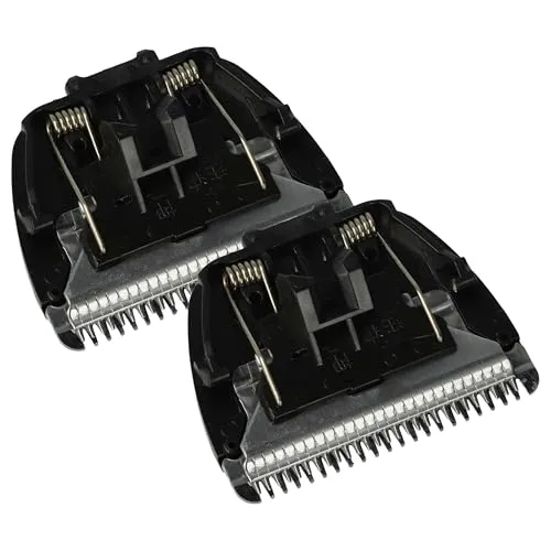 vhbw 2X Scherkopf kompatibel mit Panasonic ER-GB70, ER-GB60, ER-221, ER-2211, ER-220, ER-2201, ER-217, ER-2171 Rasierer Schwarz