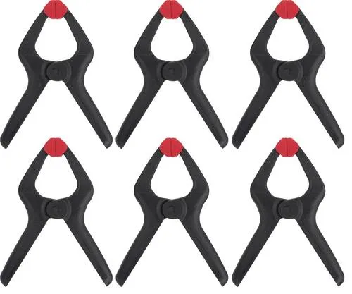 TOOLCRAFT 6 er Federzwinge 35mm 3kg 1611469 Spann-Weite (max.):35mm Produktabmessung, Länge: 85mm Ausladungs-Maße:35mm