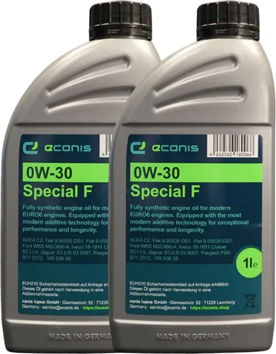 Motoröl Multipack 2x1 Liter 0W-30 C3 SN ECANIS Special F Hydrocrack HC für PKW