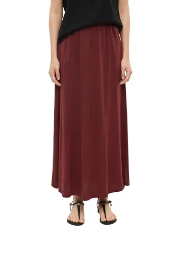 s.Oliver Damen Rock – Relaxed Fit, Midi-Länge mit Taschen - Komfortabler Jersey-Rock für Damen im Relaxed Fit, ideal für Alltag und Freizeit. Praktische Taschen und elastischer Bund sorgen für Bequemlichkeit und Flexibilität. Der vielseitige Midi-Rock lässt sich mühelos kombinieren.