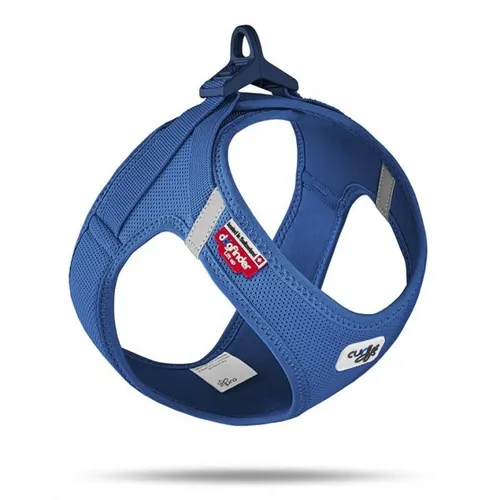 Curli Clasp Vest Geschirr Air-Mesh - blau - 3XS von curli