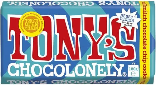Tony's Chocolonely, Vollmilch Chocolate Chip Cookie 180g von Tony's Chocolonely