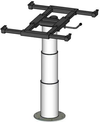 Ilse Technik Liftgestell höhenverstellbar 340-715mm - Flexible Höhenverstellung für optimale Ergonomie, ideal für Werkstätten und Büros.