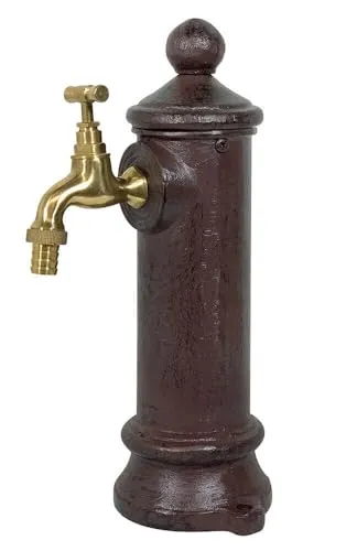 Wasserzapfsäule Klein Wasserzapfstelle für Garten Standbrunnen Antik-Stil 29cm