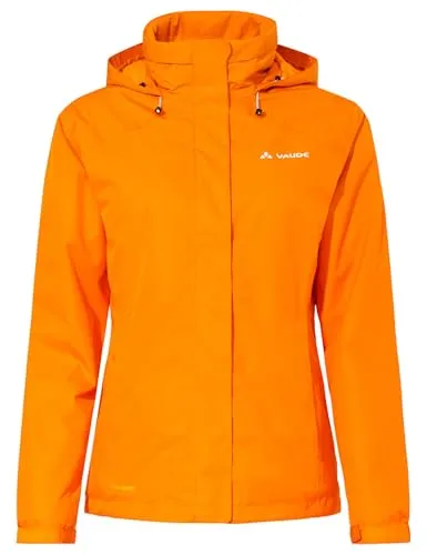 VAUDE Regenjacke Women's Escape Bike Warm Jacket, wasser- und winddichte Fahrradjacke Damen, atmungsaktive Damen-Outdoorjacke – in Orange, Größe: 36