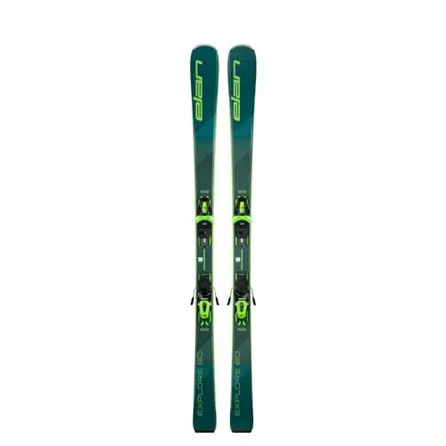 elan - Ski-Set Explore 80 + Bindungen El 10.0 Gw Shift Grün Herren – Größe 176 – Grün