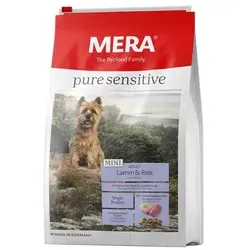 MeraDog Pure Sensitive Mini Lamm & Reis | 1kg Hundefutter trocken