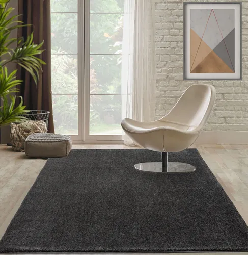 merinos Hochflor-Teppich Forest 340, grau von Merinos