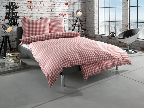 BETTWAESCHE-MIT-STIL Bettwäsche Mako Batist Landhaus Bettwäsche Oslo, Perkal, 3 teilig