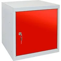 PROREGAL® Spind Schließfachwürfel Blocky mit Zylinderschloss - Praktischer Spind aus 1 mm Qualitätsblech, ideal zur sicheren Aufbewahrung von Wertgegenständen. Vielseitig einsetzbar in Industrie und Haushalt, mit 5 Jahren Garantie.