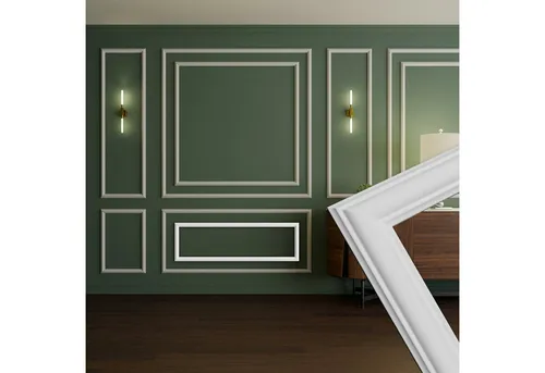 HEXIM Stuckleisten Wandrahmen Set RM18-I 116x36cm von HEXIM