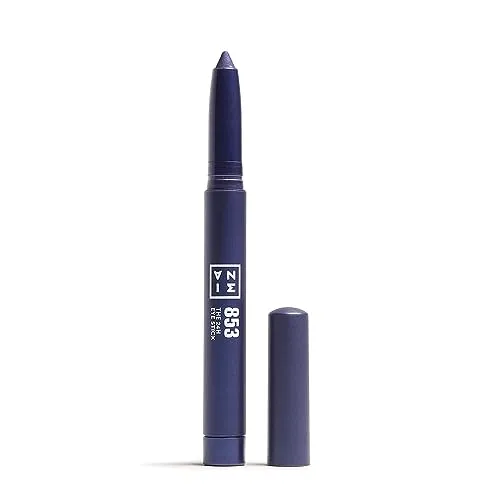 3INA MAKEUP - The 24H Eye Stick 853 - Dunkelblau Lidschatten Mit Cremiger Textur - Wasserfest 24h - Matte Shimmer & Metallic Finish - Vegan - Cruelty Free