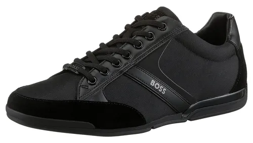BOSS Men Saturn_Lowp_mx A_N Sneaker Black 48 EU - Herren-Sneaker mit stilvollem Design, komfortablem Innenfutter und hochwertiger Verpackung in einer eleganten Box.