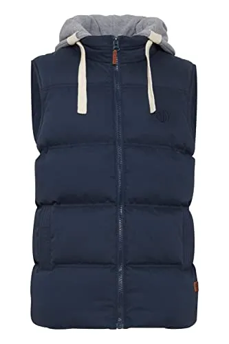 Blend BHJens Herren Steppweste mit Kapuze - Funktionsjacke für Outdoor-Aktivitäten, dick gefüttert und mit abnehmbarer Kapuze für optimalen Schutz und Wärme.