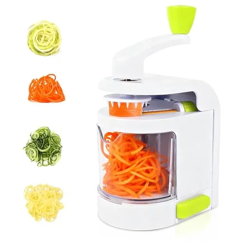 Euablfo 4-in-1 Spiralschneider für Gemüse