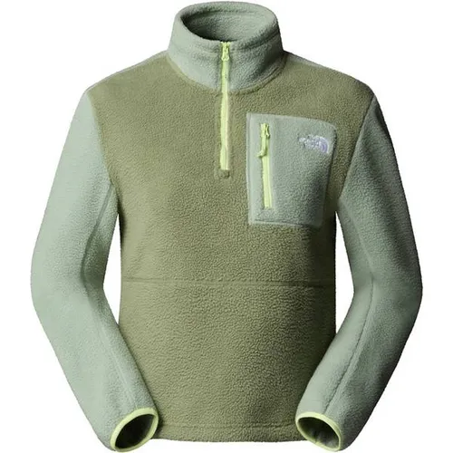The North Face Womens Yumiori 1/4 Zip Fleecejacke - Fleecejacke für Damen, ideal für Outdoor-Aktivitäten mit hervorragender Wärmeisolierung und individueller Belüftung durch 1/4-Reißverschluss.