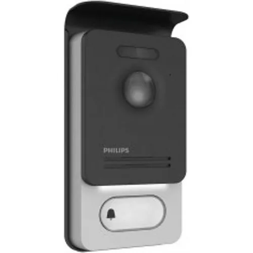 Philips WelcomeEye OUTDOOR - Zusatz-Türsprechanlage, Grau - Haus-Alarmanlagen mit einfacher Installation, erweitert Ihre Philips WelcomeEye Video-Türsprechanlage um eine zusätzliche Außenstelle mit RFID-Zugangskontrolle und 130° Blickwinkel.