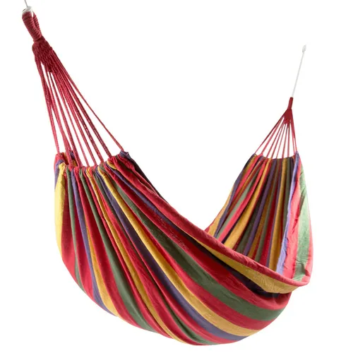 ZOLLNER Hängematte (inkl. Tasche und Seile), 150 x 210 cm, 90% Polyester, 10% Baumwolle