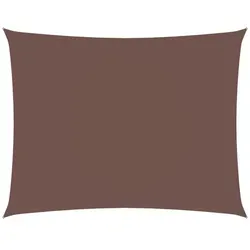 furnicato Sonnensegel 3,5 x 4,5 m Braun aus PU-beschichtetem Oxford-Gewebe, (1-tlg) braun 350 cm x 1 cm x 350 cm
