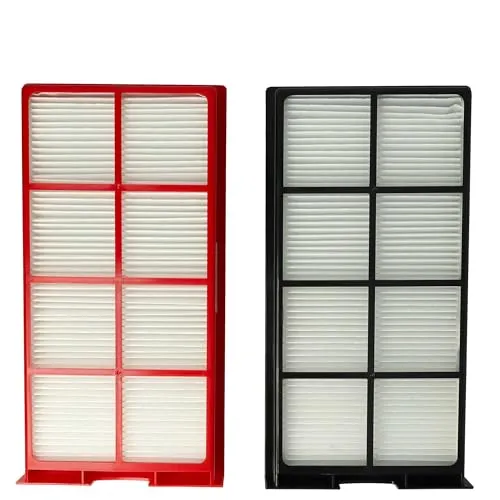 vhbw Filterset Ersatz für Zehnder 18501512 für Lüftungsgerät - Luftfilter G4 / F7 (2 Stück), 29 x 15 x 5 cm, Weiß/Rot/Schwarz