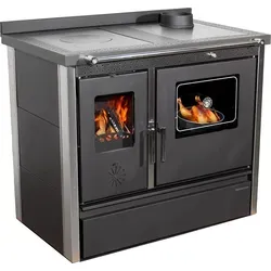 Kaminofen 4050 Lotus Inox Schwarz