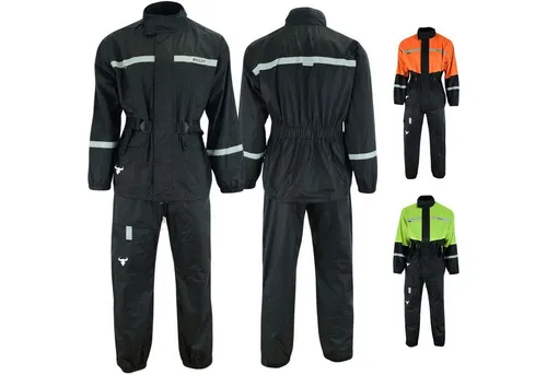BULLDT Regenoverall BLD-Rainsuit-1 BULLDT Herren Motorrad Regenkombi Regenjacke Regenhose