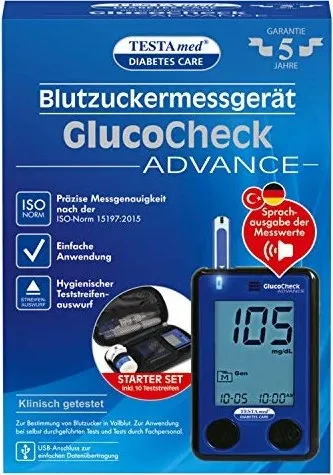 Testamed Glucocheck Advance Starterkit