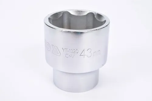 1x STECKSCHLÜSSELEINSATZ 43mm NUSS Sechskant 3/4 ZOLL YATO YT-1320