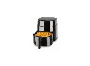 GOURMETmaxx Heißluft-Fritteuse Digital 4,5l 1400W - Die GOURMETmaxx Heißluft-Fritteuse mit 4,5l bietet fettfreies Frittieren und vielseitige Zubereitungsmöglichkeiten für knusprige Snacks und mehr. Ideal für eine gesunde und schmackhafte Küche.