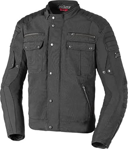 Büse Carson Textiljacke - Wasserdicht, Schwarz, XL - Motorradjacke aus strapazierfähigem Material, wasserdicht und atmungsaktiv dank HUMAX® Klimamembrane, ideal für sicheres Fahren bei jedem Wetter.