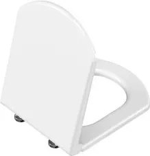 VitrA Valarte 124-003R009 WC-Sitz mit Absenkautomatik - Hochwertiger WC-Sitz mit Metallscharniere und langsam schließendem Mechanismus, ideal für Komfort und Sicherheit in Ihrem Badezimmer.