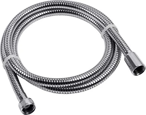 Cornat Brauseschlauch - 150 - 200 cm Länge - Metall verchromt - Extrem Belastbar - Verdrehsicher - 1/2 Zoll Anschluss / Duschschlauch Made in Germany / Ersatzschlauch für Dusche & Badewanne / TECB3364
