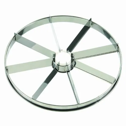 Schneider Tortenteiler 8-teilig aus Edelstahl - Sonstige Gastronomieartikel, sehr stabile Ausführung für präzise Torte- und Kuchenportionierung mit einem Durchmesser von 330 mm.