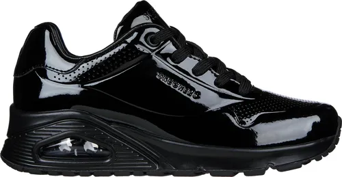 Skechers UNO Street Sneakers für Damen - Schwarz (36) - Sneaker mit patentiertem Duraleather-Obermaterial und Skechers Air-Cooled Memory Foam® Fußbett für ultimativen Komfort. Ideal für lässige Outfits und täglichen Gebrauch.