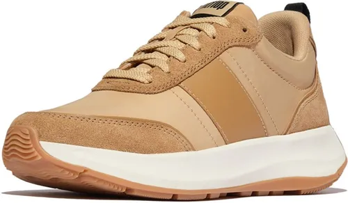 Fitflop F-Mode Flow Sneaker - Nylon & Suede Mix in Braun (39 EU) - Stylischer Sneaker in Größe 39, ideal für den Alltag. Der hochwertige Materialmix aus Leder und Nylon sorgt für hohen Tragekomfort und eine tolle Optik.