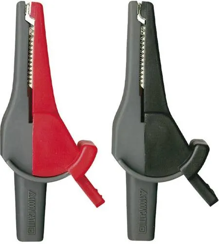 Fluke - Beha Amprobe 370012 Sicherheits-abgreifklemmen-set Buchse 4 Mm Cat Iii 1000 V, Cat Iv 600 V Rot, Sch