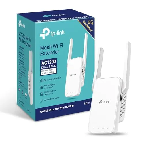 TP-LTinte AC1200 Mesh-WLAN-Range-Extender