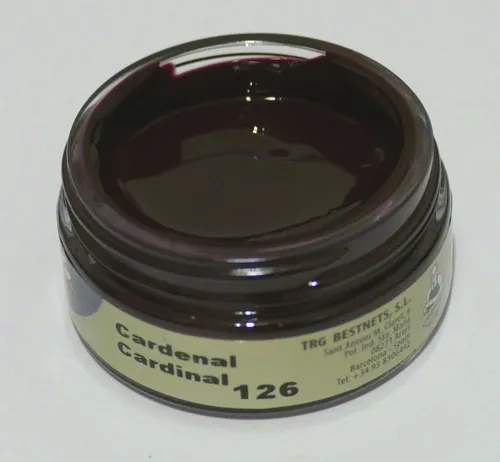 50ml Schuhcreme TRG bordeaux cardinal (126) 8,60€  172€/1L