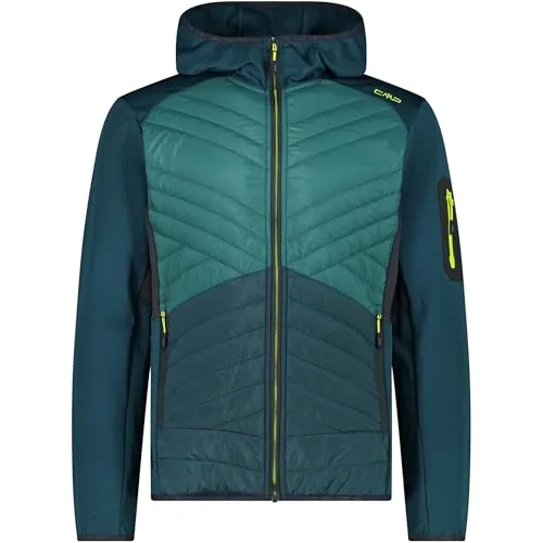CMP Herren Hybrid Hoodie Jacke, antracite, 3XL