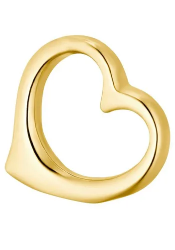 Amor Motivanhänger Unisex - Goldenes Herz 0,7 cm - Ketten für Damen - Stilvoller Glücksanhänger in Gold, kommt in einer eleganten Schmuck Geschenk Box, ideal als besonderes Geschenk für jeden Anlass.