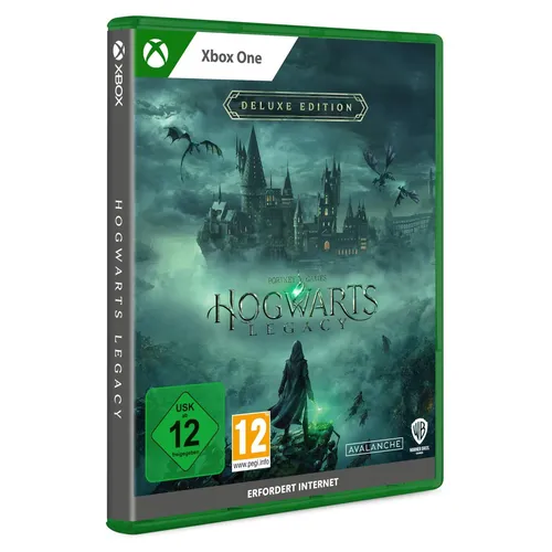 Hogwarts Legacy - Deluxe Edition für Xbox One - Rollenspiel von Warner Bros. mit magischen Abenteuern in der Welt von Harry Potter, USK ab 12 Jahren, ideal für Fans der Zauberschule.