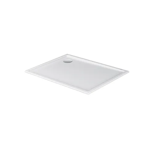Duravit Starck Slimline Duschwanne Rechteck 720122, elegant und funktional - Duschwannen aus 0,4 cm Sanitäracryl, ohne Schürze, ideal für moderne Bäder mit Ablaufloch Ø 9 cm.